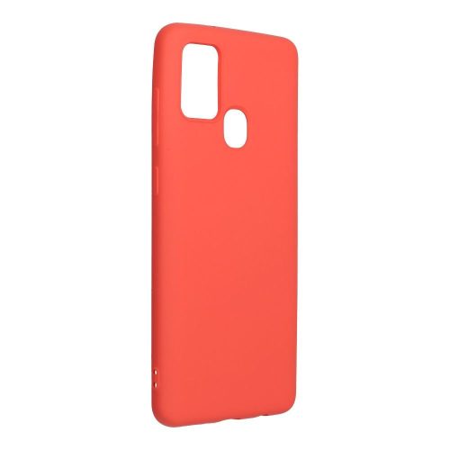 SILICONE case for SAMSUNG A21S peach