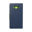 FANCY Book case for SAMSUNG Galaxy J5 2016 navy/lime