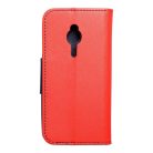 FANCY Book case for NOKIA 230 red/navy