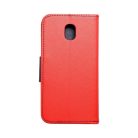 FANCY Book case for SAMSUNG Galaxy J3 2017 red/navy