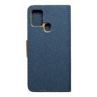 CANVAS Book case for SAMSUNG A21s navy blue