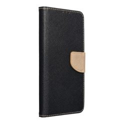 FANCY Book case for SAMSUNG A22 5G black / gold