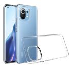 BACK CASE ULTRA SLIM 0,5 mm forXiaomi Mi 11 Lite 5G / Mi 11 Lite LTE ( 4G ) transparent