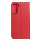 LUNA Book Gold for SAMSUNG S21 FE red