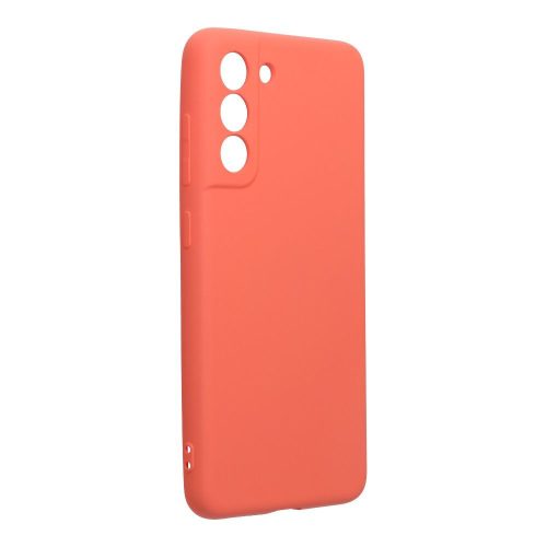 SILICONE case for SAMSUNG S21 FE peach