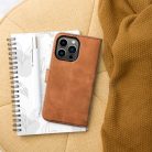 TENDER Book Case for IPHONE 13 brown