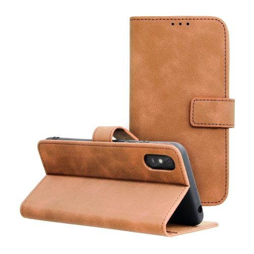 TENDER Book Case for XIAOMI Redmi 9AT / Redmi 9A brown