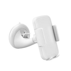   Univerzális Autós Tartó Szélvédőre Tapadókorongos 4'-5.5' - Forgatható Fehér