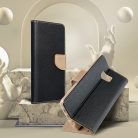 FANCY Book case for XIAOMI Redmi 10c black / gold