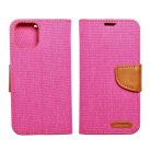 CANVAS Book case for Samsung A71 pink