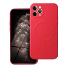 SILICONE MAG COVER case compatible with MagSafe for IPHONE 11 Pro red