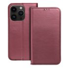 SMART MAGNETO Book case for IPHONE 14 Plus burgundy