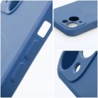 SILICONE MAG COVER case compatible with MagSafe for IPHONE 12 blue