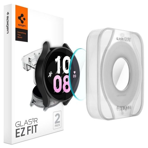 SPIGEN tempered glass GLAS.TR ”EZ FIT” 2-pack for SAMSUNG Galaxy Watch 5 PRO (45 mm)