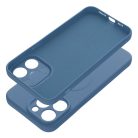 SILICONE MAG COVER case compatible with MagSafe for IPHONE 14 Pro Max blue