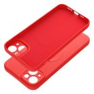 SILICONE MAG COVER case compatible with MagSafe for IPHONE 14 Plus red