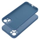 SILICONE MAG COVER case compatible with MagSafe for IPHONE 14 Plus blue