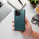 SMART MAGNETO Book case for MOTOROLA G72 dark green