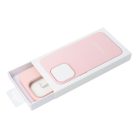 LEATHER MAG COVER case for IPHONE 11 sand pink