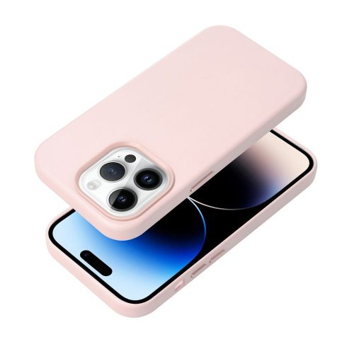 LEATHER MAG COVER case for IPHONE 11 Pro Max sand pink