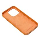 LEATHER MAG COVER case for IPHONE 14 Pro orange