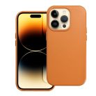 LEATHER MAG COVER case for IPHONE 14 Pro orange