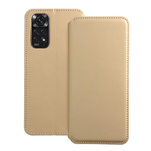 DUAL POCKET Book case for XIAOMI Redmi Note 11 / 11S gold