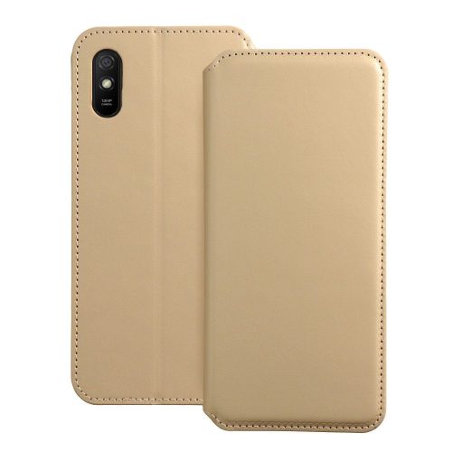 DUAL POCKET Book case for XIAOMI Redmi 9A / 9AT gold