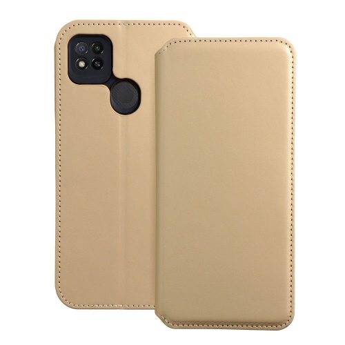 DUAL POCKET Book case for XIAOMI Redmi 9c gold