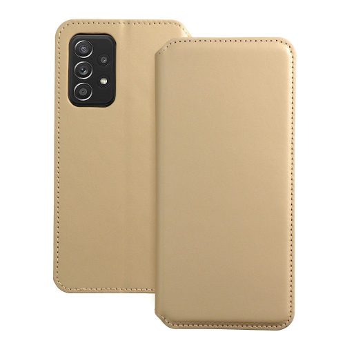 DUAL POCKET Book case for SAMSUNG A52 / A52S / A52 5G gold