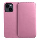 DUAL POCKET Book case for IPHONE 14 Pro light pink