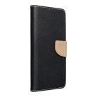FANCY Book case for SAMSUNG A54 5G black / gold