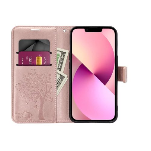 MEZZO Book case for SAMSUNG A54 5G mandala rose gold