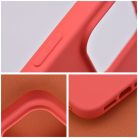 SILICONE case for IPHONE 15 Plus peach