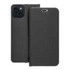 LUNA Book Carbon for IPHONE 15 Plus black