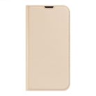 DUX DUCIS wallet case SKIN PRO for IPHONE 14 Pro Max gold