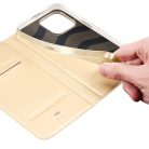 DUX DUCIS wallet case SKIN PRO for IPHONE 14 Pro Max gold