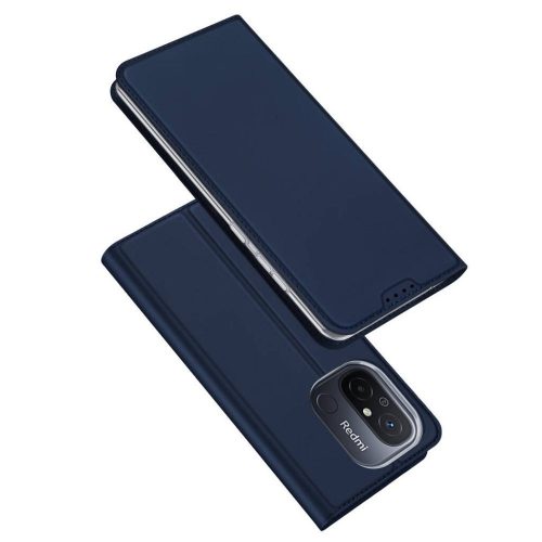 DUX DUCIS wallet case SKIN PRO for REDMI 12C blue