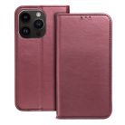 SMART MAGNETO Book case for IPHONE 15 Plus burgundy