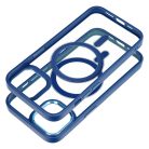 COLOR EDGE MAG COVER case compatible with MagSafe for IPHONE 14 navy blue