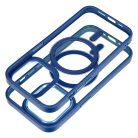 COLOR EDGE MAG COVER case compatible with MagSafe for IPHONE 14 Pro navy blue