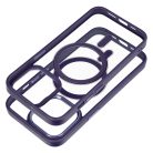 COLOR EDGE MAG COVER case compatible with MagSafe for IPHONE 13 Pro deep purple