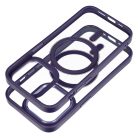 COLOR EDGE MAG COVER case compatible with MagSafe for IPHONE 14 Pro deep purple