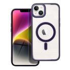 COLOR EDGE MAG COVER case compatible with MagSafe for IPHONE 14 Plus deep purple