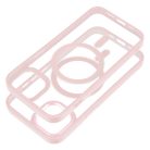 COLOR EDGE MAG COVER case compatible with MagSafe for IPHONE 13 pink