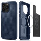 SPIGEN case MAG ARMOR compatible with MagSafe for IPHONE 15 Pro navy blue