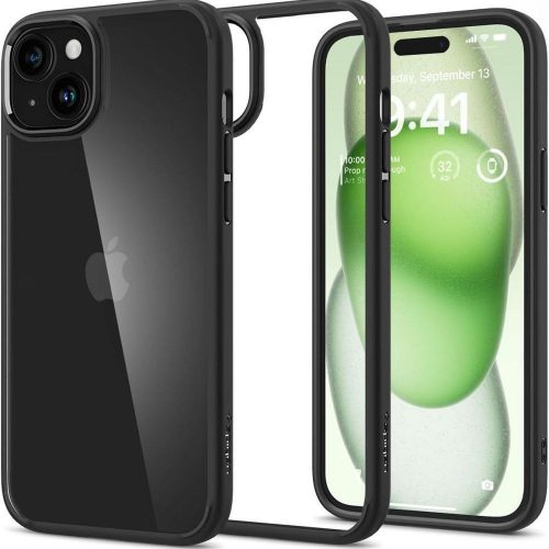 SPIGEN case ULTRA HYBRID for IPHONE 15 Plus matte black