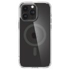 SPIGEN case ULTRA HYBRID MAG compatible with MagSafe for IPHONE 15 Pro Max frost black