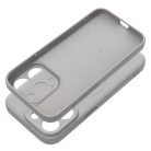 SILICONE MAG COVER case compatible with MagSafe for IPHONE 15 Pro titanium grey