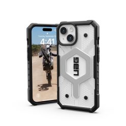   ( UAG ) Urban Armor Gear Pathfinder compatible with Magsafe for IPHONE 15 ice